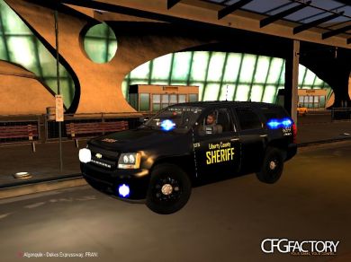 Liberty County Sheriff Tahoe Texture