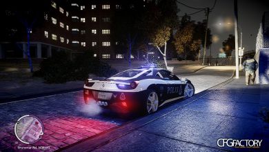 Ferrari Italia & Ford Crown Victoria Police Te