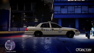 Ferrari Italia & Ford Crown Victoria Police Te