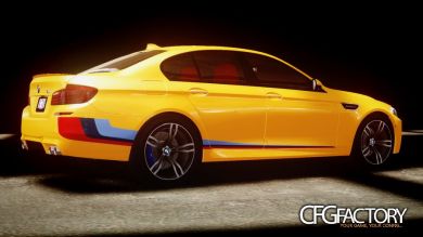 BMW M5 F10 2012 M Stripes Paintjob