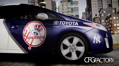 Toyota Prius 2011 "NY Yankees" Paintjob