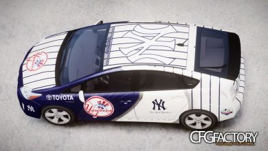 Toyota Prius 2011 "NY Yankees" Paintjob