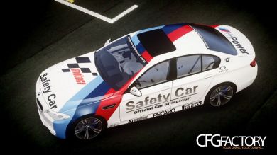 BMW M5 F10 2012 "Safety Car" Paintjob