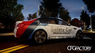 BMW M5 F10 2012 "Safety Car" Paintjob