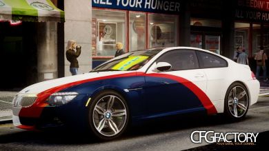 BMW M6 2010 "Dr. Nagano's Stripes" Paint