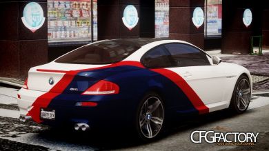 BMW M6 2010 "Dr. Nagano's Stripes" Paint