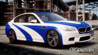 BMW M5 F10 2012 "Most Wanted" Paintjob