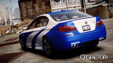 BMW M5 F10 2012 "Most Wanted" Paintjob