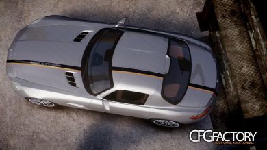 Mercedes Benz SLS AMG "Wheelsandmore Silver W