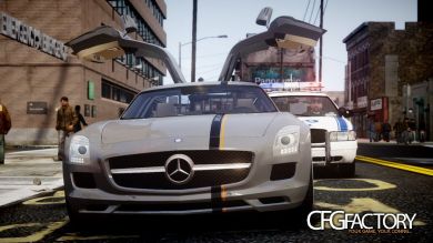 Mercedes Benz SLS AMG "Wheelsandmore Silver W