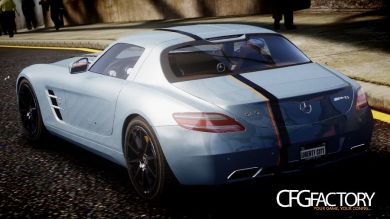 Mercedes Benz SLS AMG "Wheelsandmore Silver W