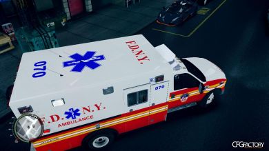 FDNY textures for F350 Ambulance by SSanchez10 v.1