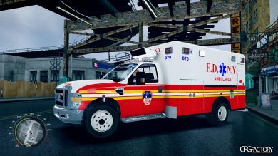 FDNY textures for F350 Ambulance by SSanchez10 v.1