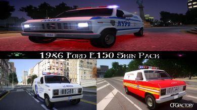 1986 Ford E150 Skin Pack [NoN-ELS]