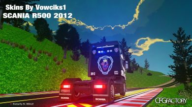 Scania R500 Police Pursuit Skins