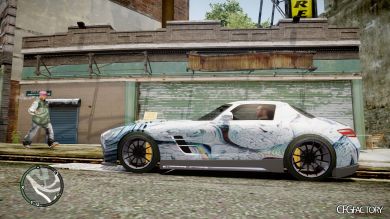 Mercedes Benz SLS Threep Edition [EPM] Paintjob