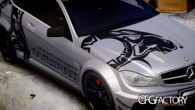 2012 Mercedes Benz C63 AMG Black Series "Rams
