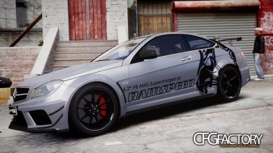 2012 Mercedes Benz C63 AMG Black Series "Rams