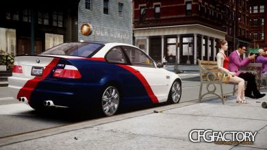 BMW M3 E46 2005 "Dr. Nagano's Stripes" P