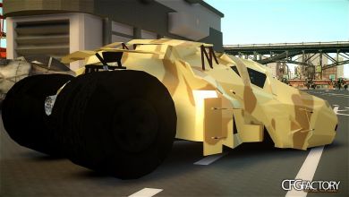 Batman Army Tumbler HQ Retextured