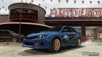 Subaru Chaos Paintjob for Subaru Impreza WRX STi b