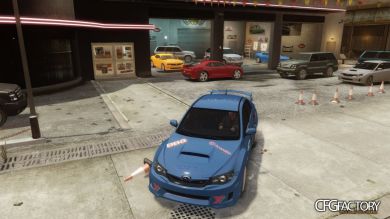 Subaru Chaos Paintjob for Subaru Impreza WRX STi b