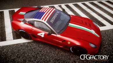 2010 Ferrari 599xx "#4" Paintjob