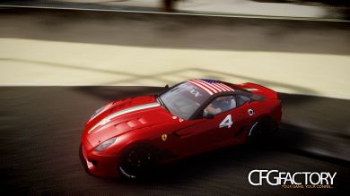 2010 Ferrari 599xx "#4" Paintjob
