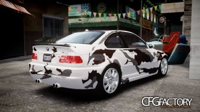 2005 BMW M3 E46 "Arctic Camouflage" Pain