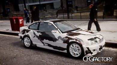 2005 BMW M3 E46 "Arctic Camouflage" Pain