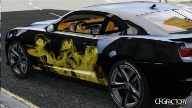 Camaro ZL1 Smoke/Stripe Paint job Pack