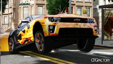 Camaro ZL1 Flames Paint job Pack