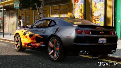 Camaro ZL1 Flames Paint job Pack