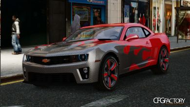 Camaro ZL1 Flames Paint job Pack