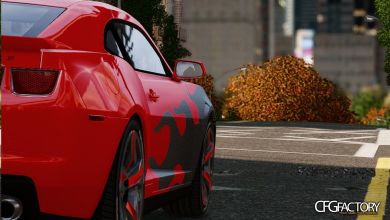 Camaro ZL1 Flames Paint job Pack