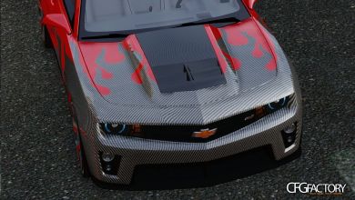 Camaro ZL1 Flames Paint job Pack