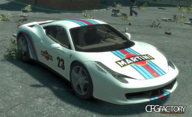 MARTINI paintjob for Ferrari 458 italia v3.0