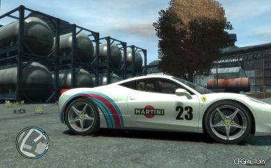 MARTINI paintjob for Ferrari 458 italia v3.0