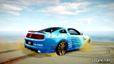 FALKEN paintjob for 2013 Mustang Boss 302