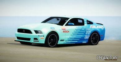 FALKEN paintjob for 2013 Mustang Boss 302