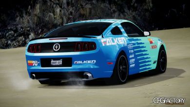FALKEN paintjob for 2013 Mustang Boss 302