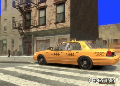 Ford Crown Victoria Yellow Cab