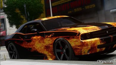 Challenger Rampage '11 "Fired Up" Paint