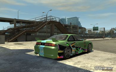 Nissan Silvia "Graffiti" Paintjob