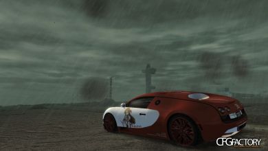 Asuna skin for Bugatti Veyron