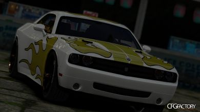 Challenger Rampage '11 Flame Paint Job Pack