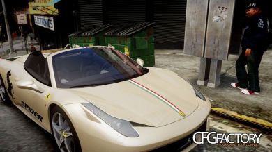 2013 Ferrari 458 Spider "Custom Office-K Stri