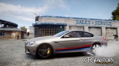 2013 BMW M6 F13 "M Stripes #1" Paintjob