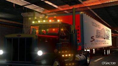 Dark Knight Joker Truck Trailer PaintJob