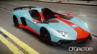 2012 Lamborghini Aventador J "Gulf" Pain